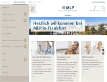 Tablet Screenshot of mlp-frankfurt.de